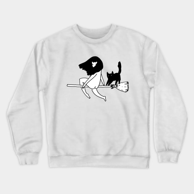 Witch #1 Crewneck Sweatshirt by CRUCIFIXVI